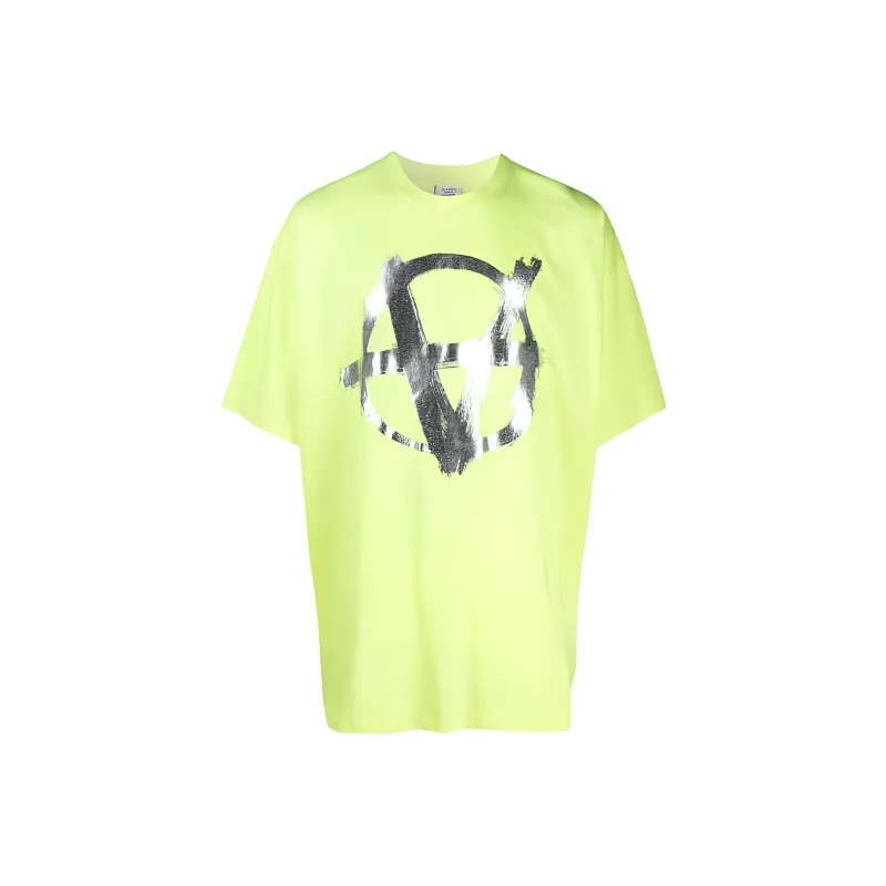 Vetements T-Shirts Unisex Yellow-0