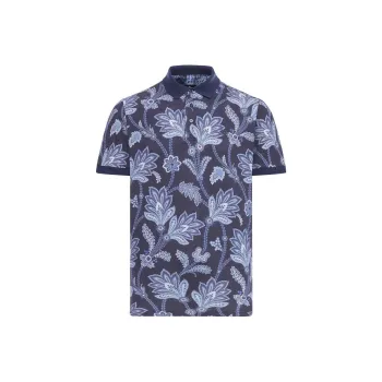 ETRO Graphic Printed Short Sleeved Polo Shirt