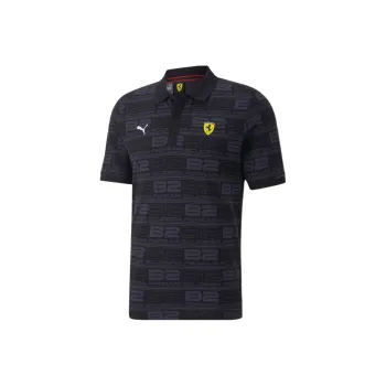 PUMA Ferrari Racing Series Polo Shirts Men Black