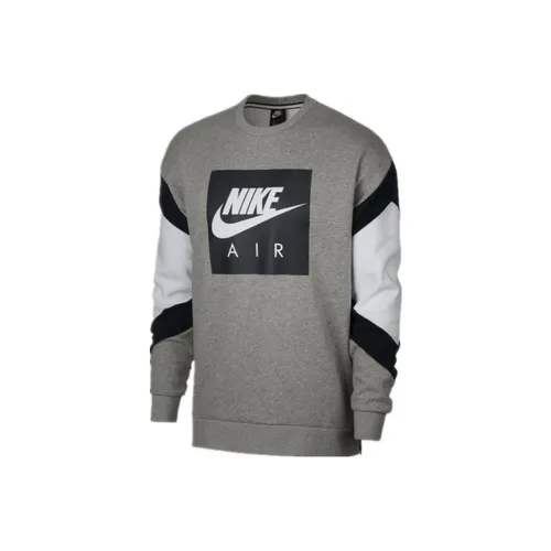 Nike Sweatshirts Men Gray White