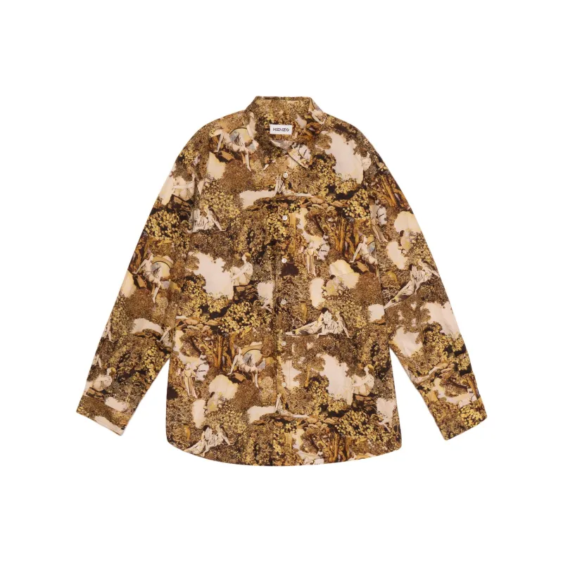 KENZO Shirts Men Yellow-0