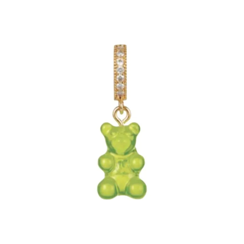 Crystal Haze Resin Charms / Pendants Unisex Green-0