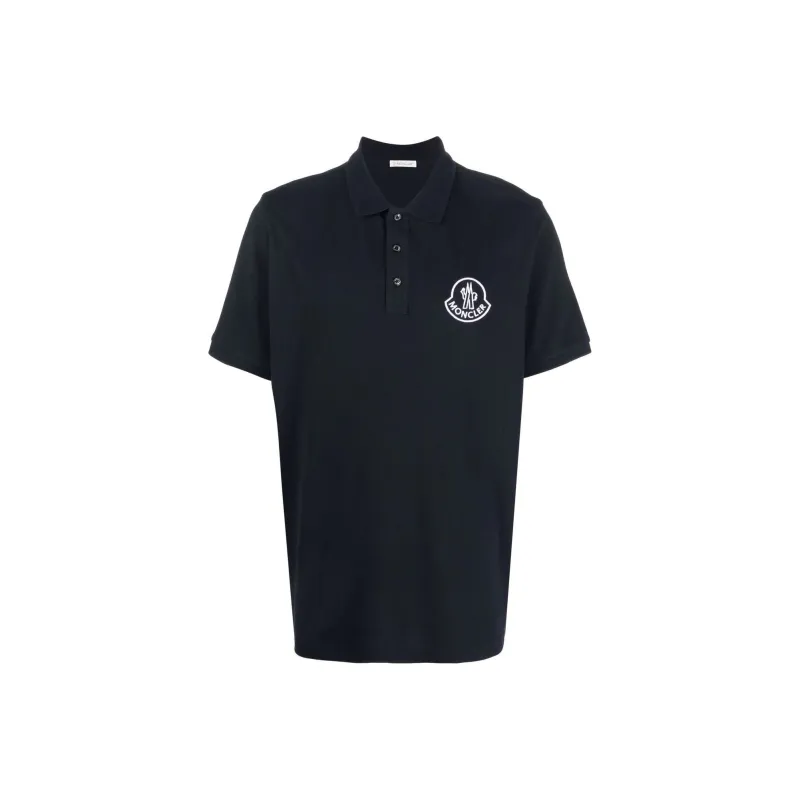 Moncler Polo Shirt Men's Dark Blue-0