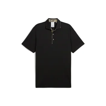 PUMA x REALTREE Golf SS25 Polo Shirt Men's Black