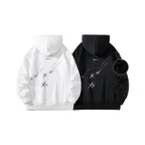 (2 Pack Fleece-Lined) Black+White