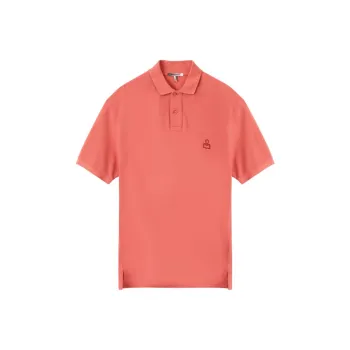 ISABEL MARANT Polo Shirts Men Orange Red