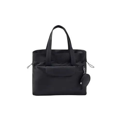 Saucony Fabric Tote Bag, Shopping Bag, Shoulder Bag, Handbag Unisex Jet Black