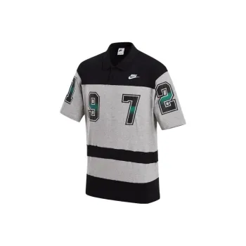 Nike Polo Shirts Men Black Gray Color