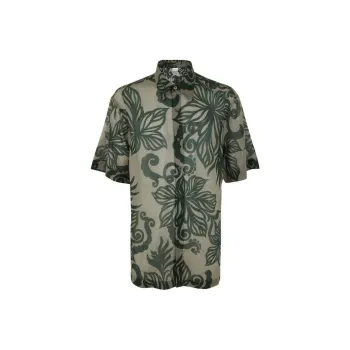 DRIES VAN NOTEN SS23 Shirt Men's Coffee
