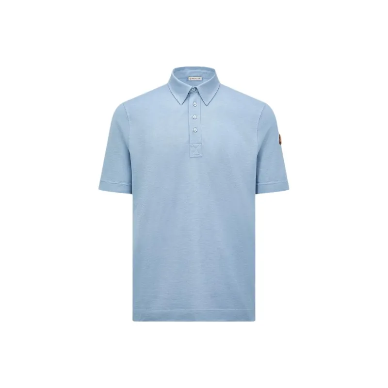 Moncler Double Leather logo Polo Shirt-0