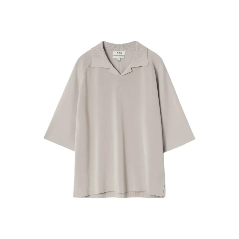 COS Polo Shirts Men Mole Gray-0