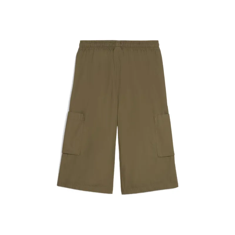 PUMA FutureArchive Cargo Shorts Unisex Green-1