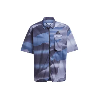 Adidas Shirt Men's Oil Ink Blue
