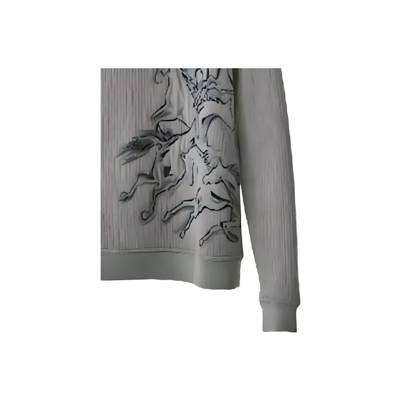 HERMES FW22 Sweatshirt Men's Gray-4