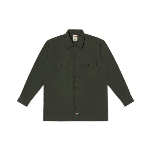 Dickies Shirts Men Olive Green