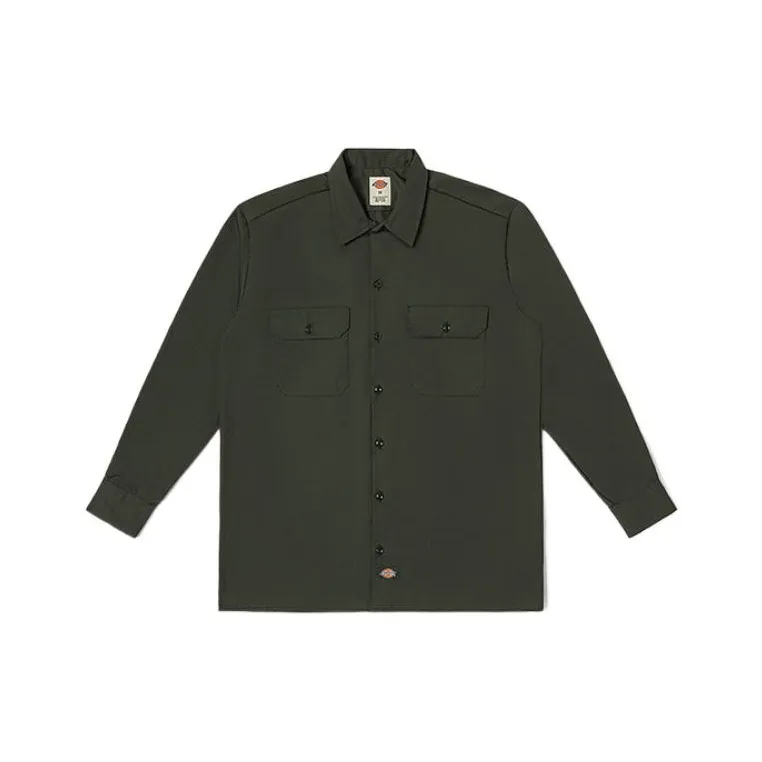 Dickies Shirts Men Olive Green-0