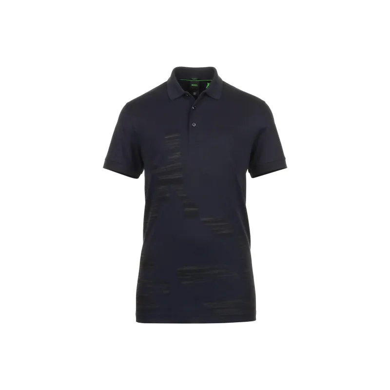 HUGO BOSS Graphic Print Polo Shirt-0