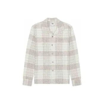 Obey Shirt Men's Gray Background Floral Pattern