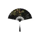 Gold-Stamped Bamboo+Pompom+Fan Sleeve 9 Inches with Two Different Patterns