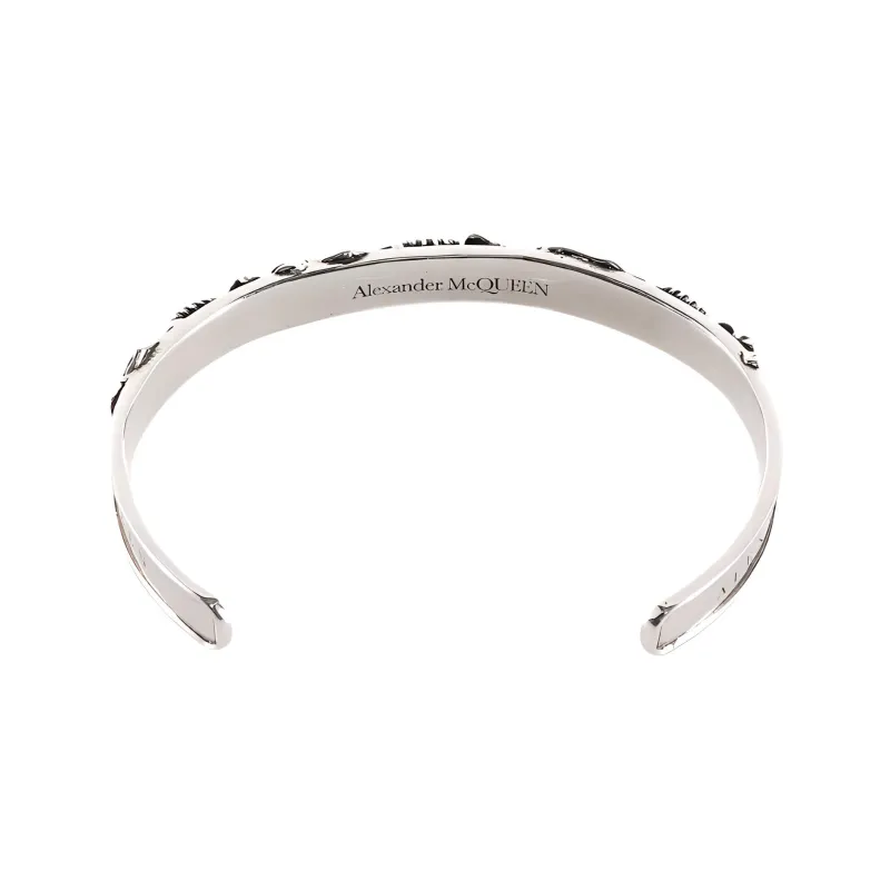 Alexander McQueen Dancing Skeleton Cuff Bracelet-1