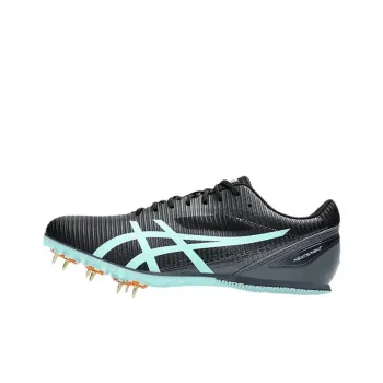 Asics HEATSPRINT 13 Anti Slip Wear Resistant Low Top Sprint Running Shoes Men's Black