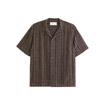 Abercrombie＆Fitch Shirts Men Brown Stripes