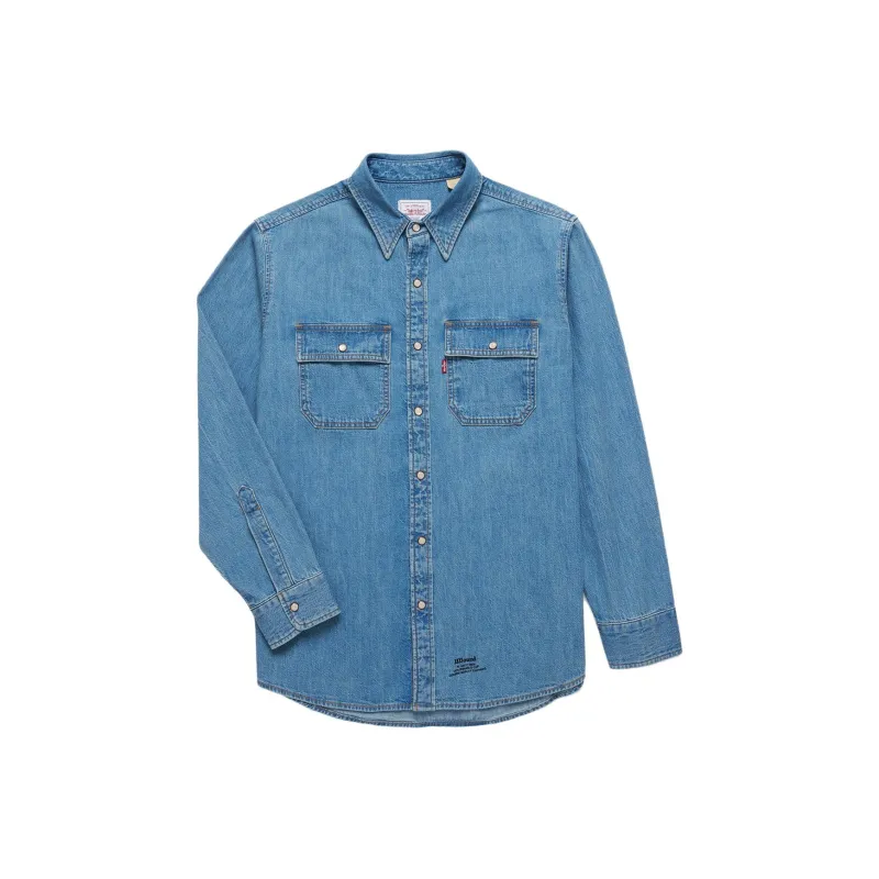JJJJound X Levi's Western Denim Shirt-0
