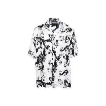 VERSACE JEANS COUTURE Barocco print Short sleeve Shirt