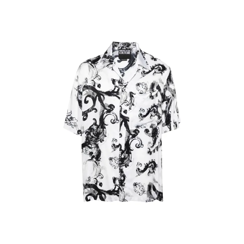 VERSACE JEANS COUTURE Barocco print Short sleeve Shirt-0