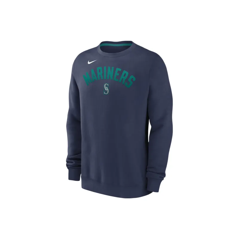 Nike Seattle Mariners Classic Sweatshirt Men's Marine Blue-0