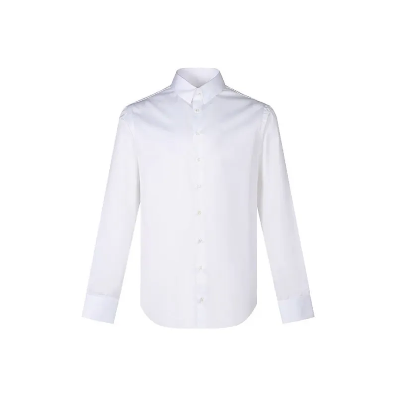 GIORGIO ARMANI Classic Shirt In Cotton Twill-0