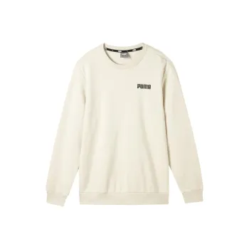 PUMA ESS CREW SWEAT FL Sweatshirt Men's Snow White