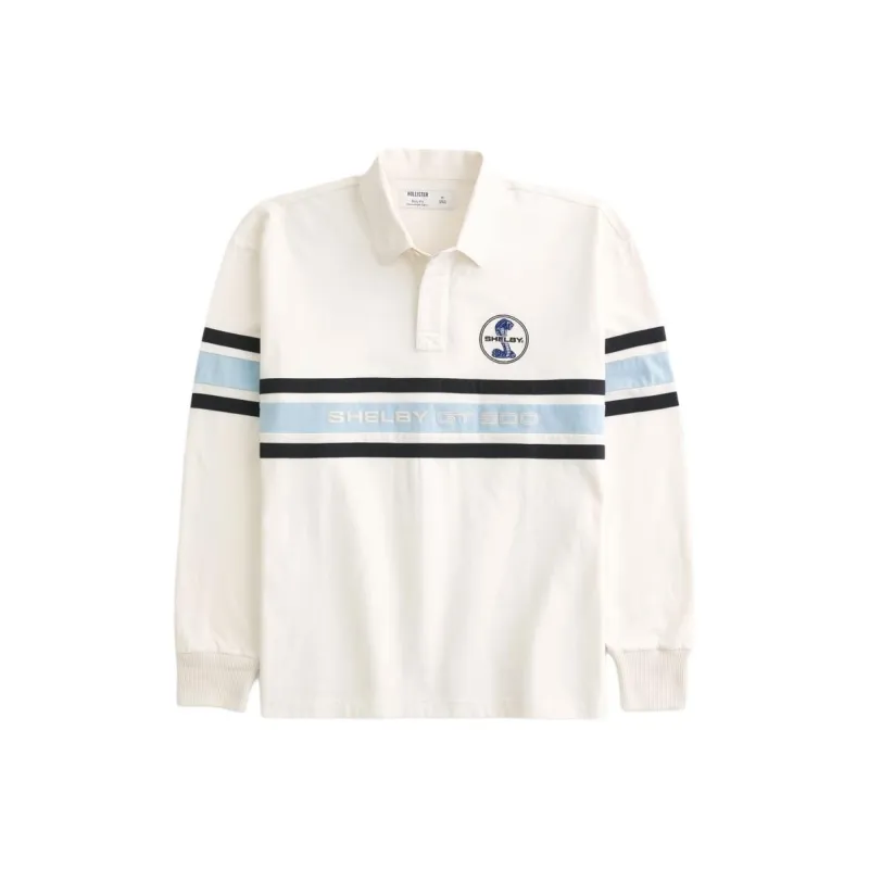 Hollister Polo Shirt Men's White-0