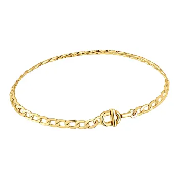 TAOSIXIONG 18K Gold Bracelets Unisex Gold