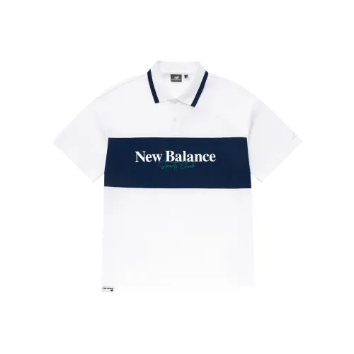 New Balance Polo Shirts Men White