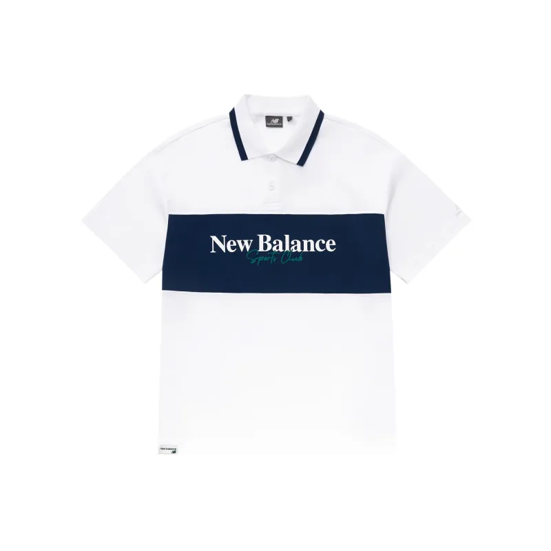 New Balance Polo Shirts Men White-0
