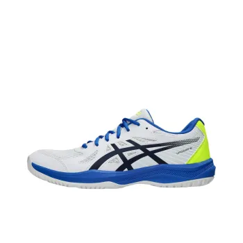 Asics Gel Upcourt 6 Slip Resistant Low Top Badminton Shoes Men's White Blue