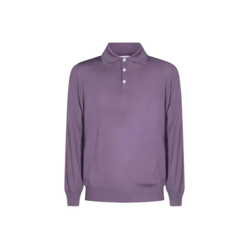 Brunello Cucinelli Fine Knit Polo Shirt-0