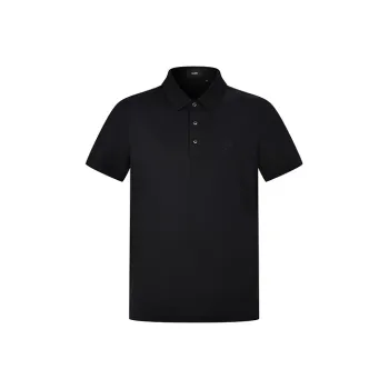 RARE Short Sleeved T Shirts Polo Shirt Men's Black