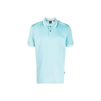 HUGO BOSS SS23 Polo Shirt Men's Light Blue