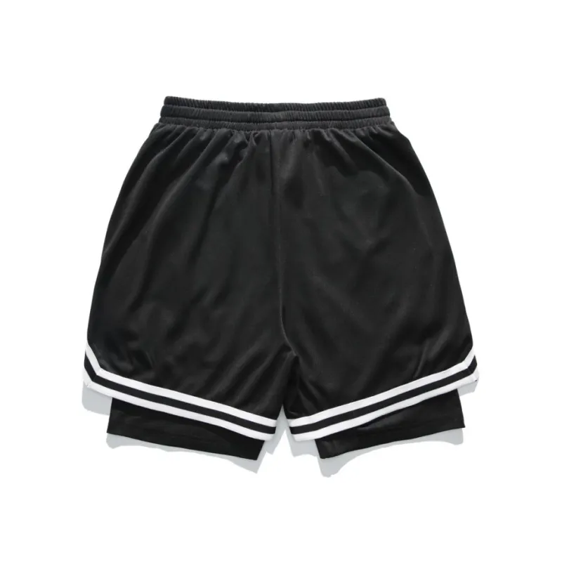 TBSM Basketball Shorts Unisex White-3