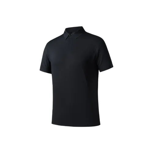 Anta Champion All Weather Series Polo Shirt Men's Basic Black