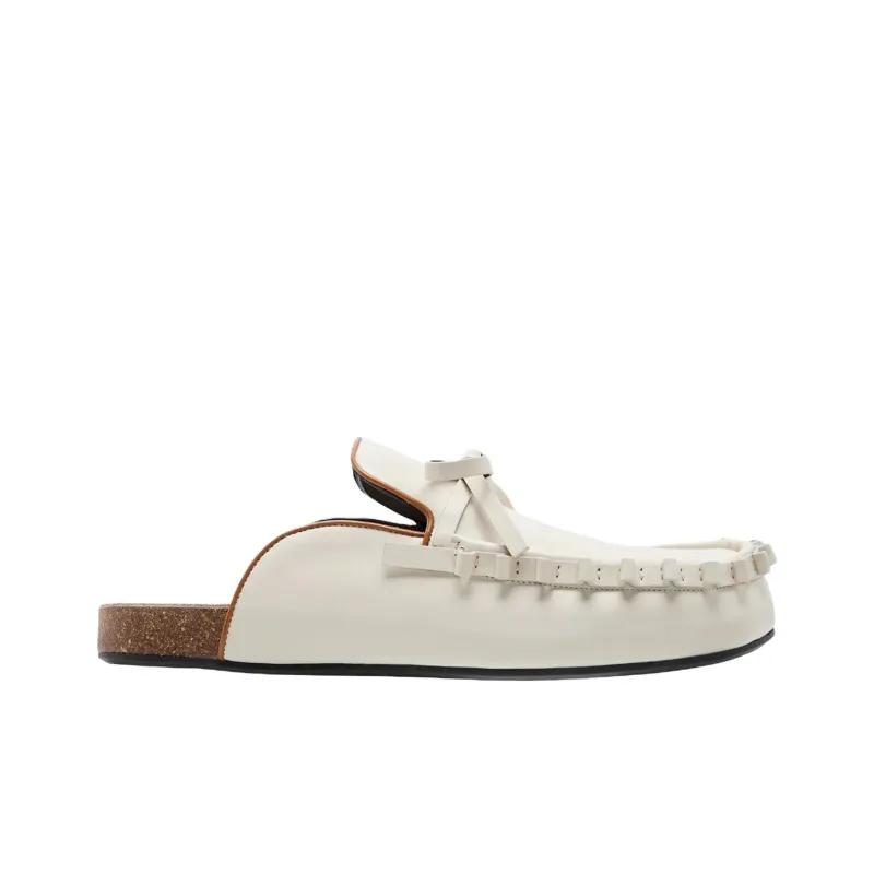 JW Anderson Rubber Sole Closed Toe Slippers Men's Gray White-1