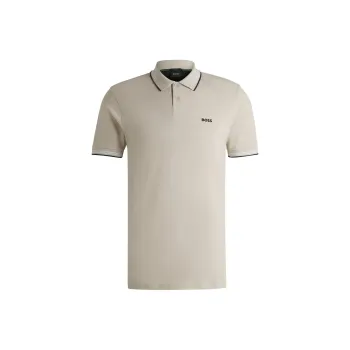 HUGO BOSS Polo Shirt Men's Light Beige