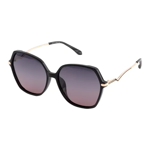 SEIKO Oval Eyeglass Frames Unisex Black Gray