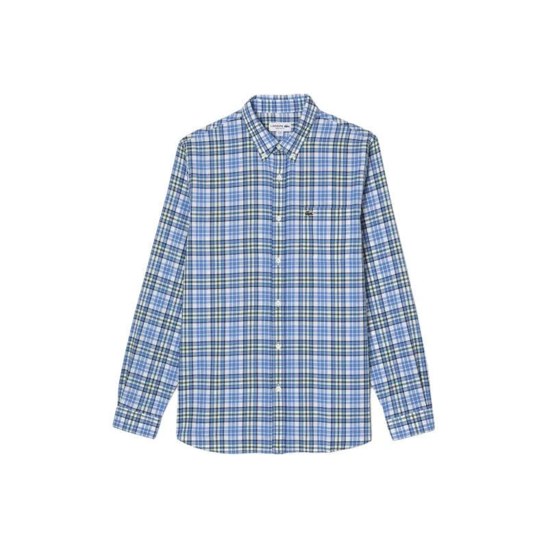 LACOSTE Shirts Men White/Blue-0