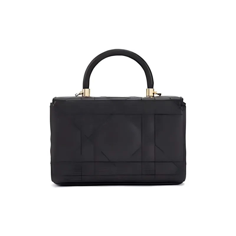 ELLE Split Cow Leather Small Square Bag, One Shoulder Handbag Small Size Women's Multicolor-2