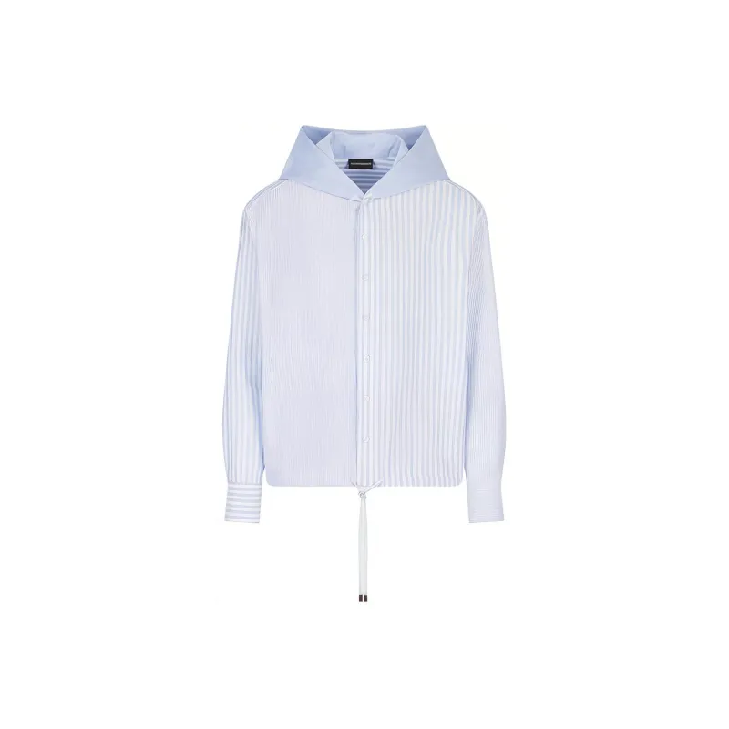 EMPORIO ARMANI SS23 Shirt Men's Light Blue-0