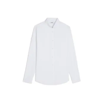 CELINE Loose Shirt With Inverted Collar In Cotton Poplin