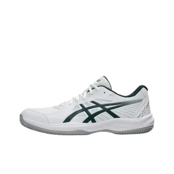 Asics COURT SLIDE 4 Low Top Tennis Shoes Men's White Green